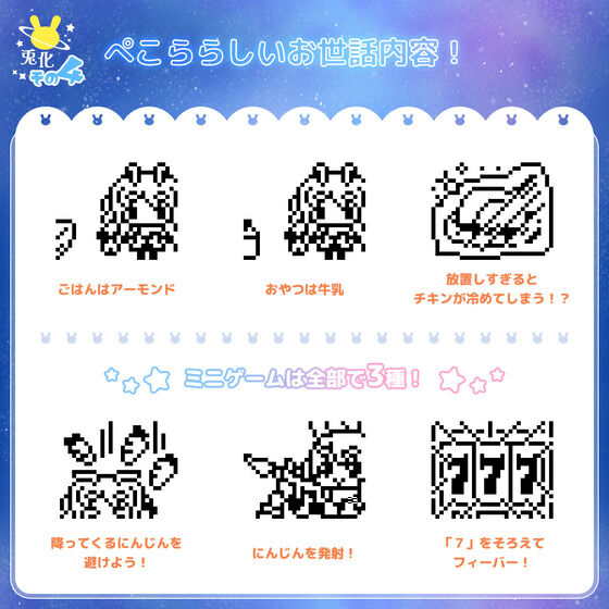 [In-stock]   All-Human Rabinization Plan Tamagotchi  兎田ぺこら(Usada Pekora) 