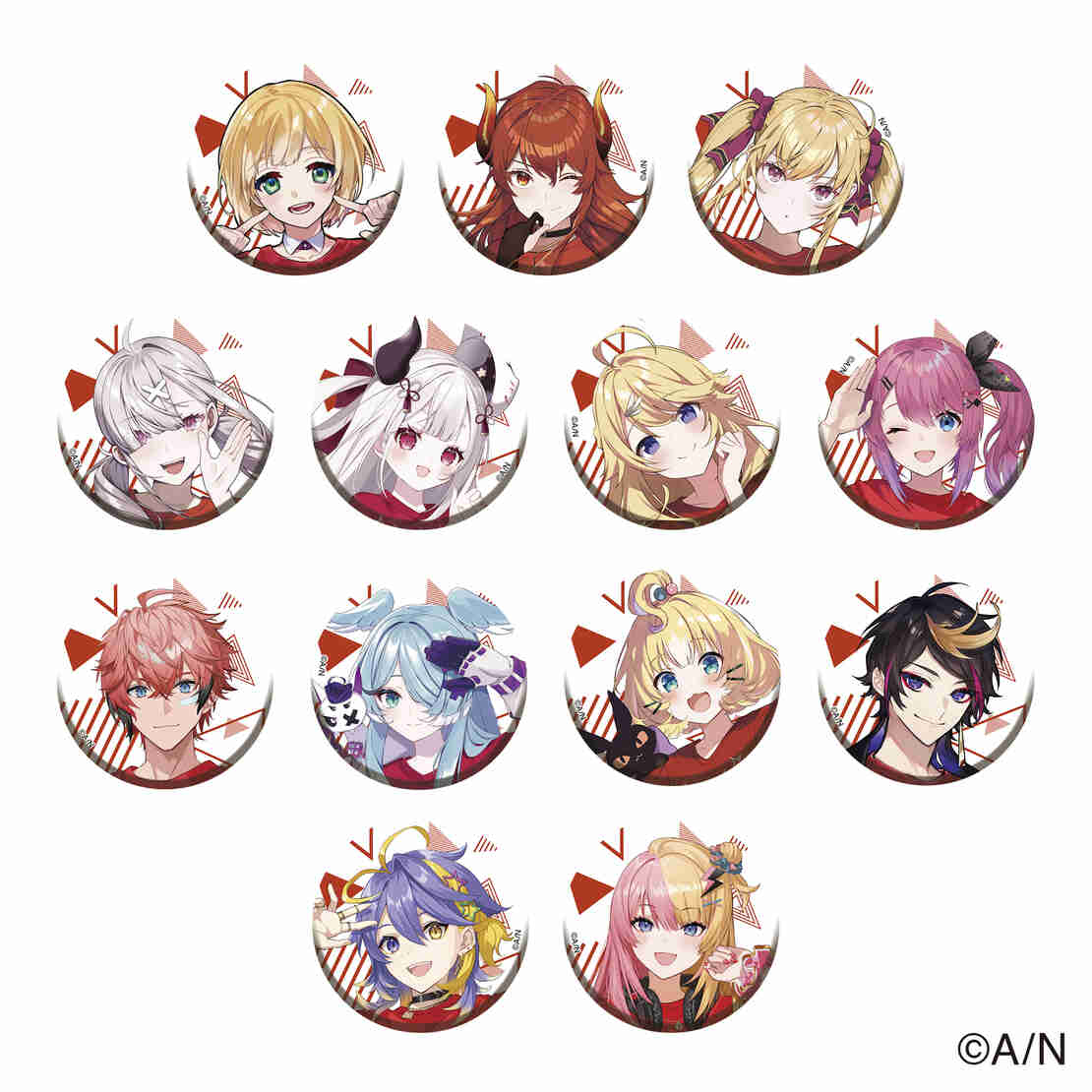  [In-stock] Nijisanji 「NIjisanji Fes 2023」- Random Badge