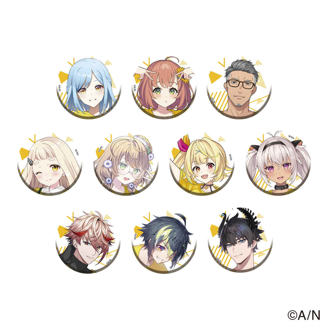  [In-stock] Nijisanji 「NIjisanji Fes 2023」- Random Badge