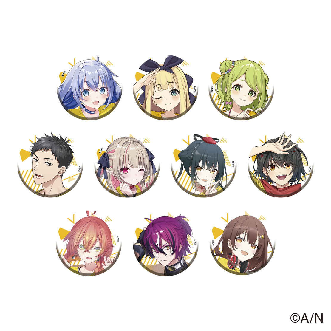  [In-stock] Nijisanji 「NIjisanji Fes 2023」- Random Badge