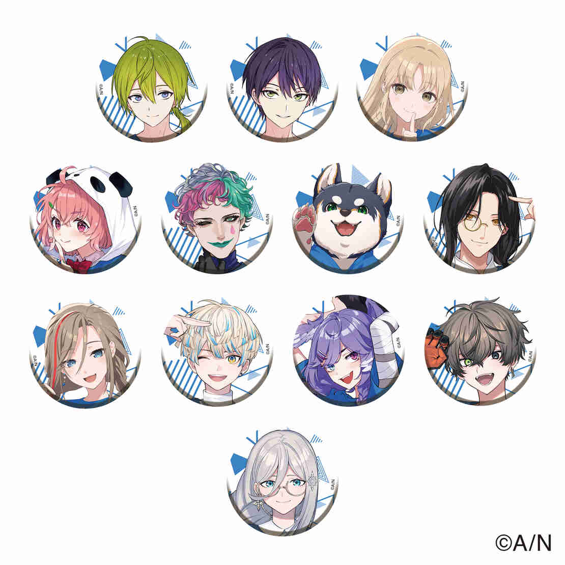  [In-stock] Nijisanji 「NIjisanji Fes 2023」- Random Badge