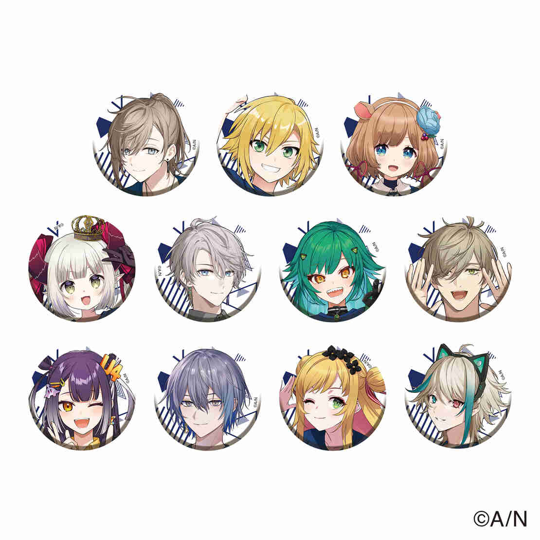  [In-stock] Nijisanji 「NIjisanji Fes 2023」- Random Badge