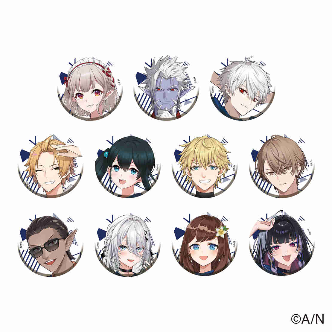  [In-stock] Nijisanji 「NIjisanji Fes 2023」- Random Badge