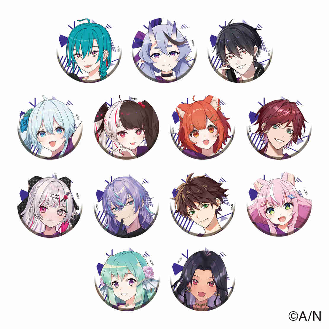  [In-stock] Nijisanji 「NIjisanji Fes 2023」- Random Badge