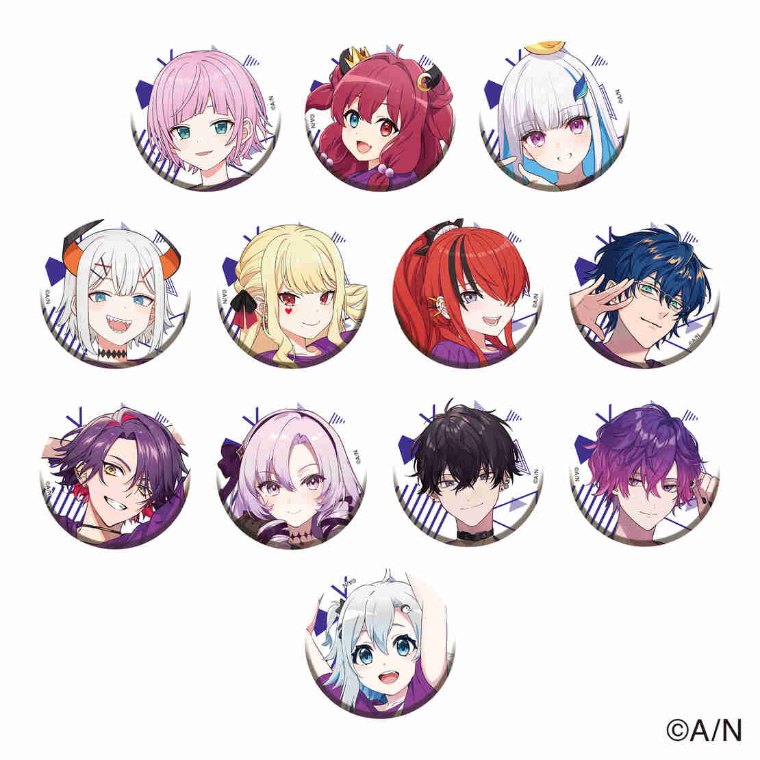  [In-stock] Nijisanji 「NIjisanji Fes 2023」- Random Badge