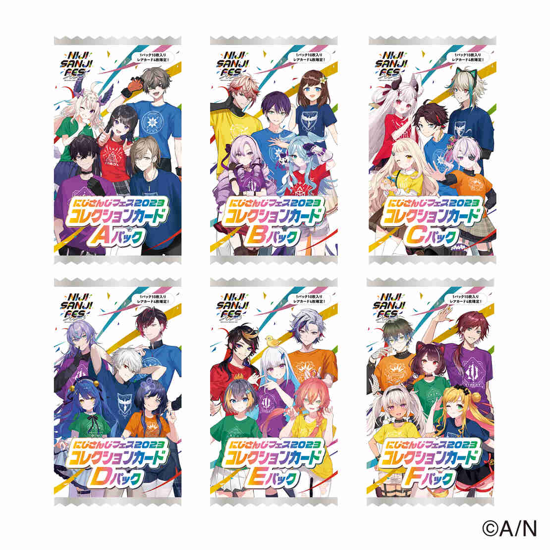 [In-stock] Nijisanji 「NIjisanji Fes 2023」Random Card pack