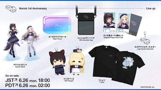 [In-stock] Nijisanji Nornis 1st Anniversary Goods