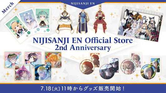 「現貨」「NIJISANJI EN Official Store」2周年を記念商品