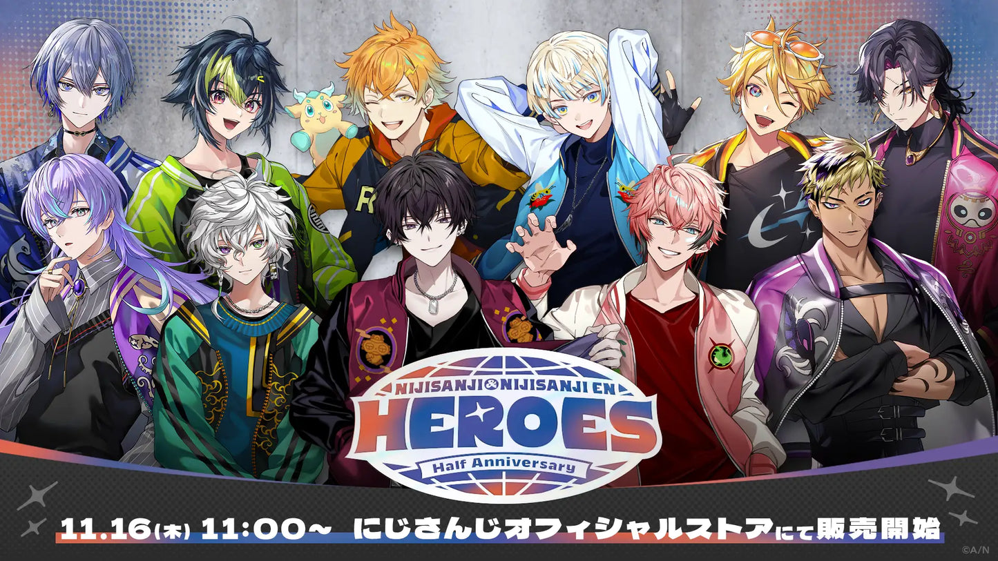 「預訂」 NIJISANJI ＆ NIJISANJI EN HEROES Half Anniversary 指娃 (2025年2月上旬)