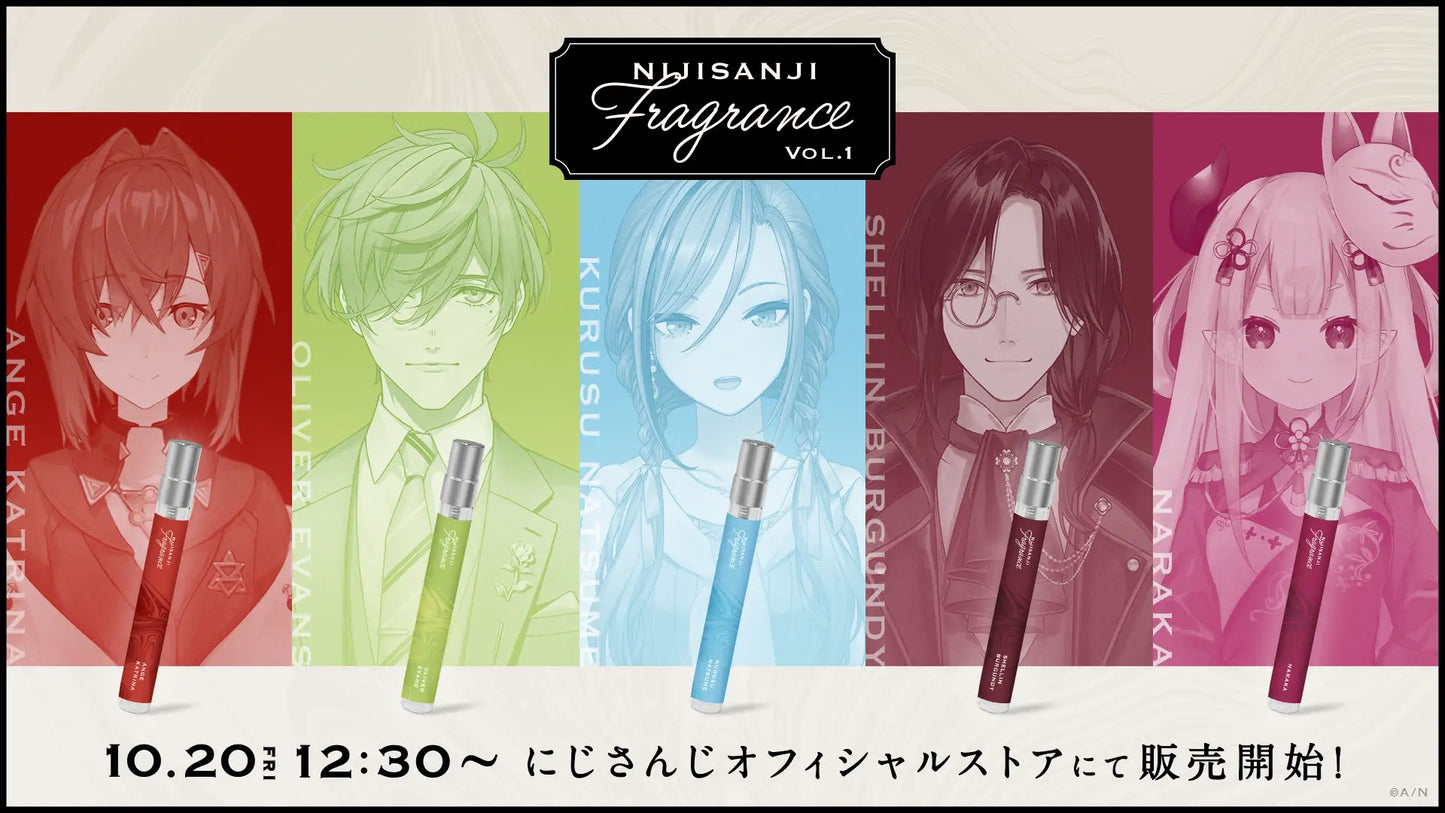 [In-stock]  Nijisanji perfume (bonus: with msg card): vol.1