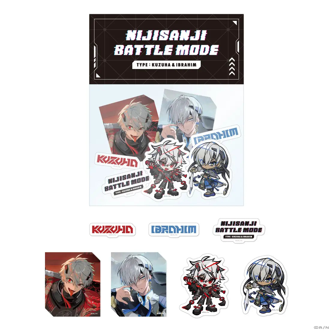 [In-stock] Nijisanji 【NIJISANJI Battle Mode Type：Kuzuha＆Ibrahim】Goods