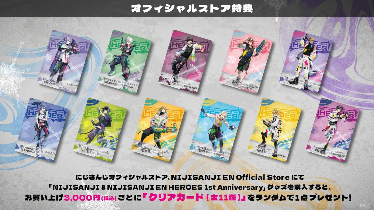 [In-stock] NIJISANJI ＆ NIJISANJI EN HEROES 1st Anniversary Goods 