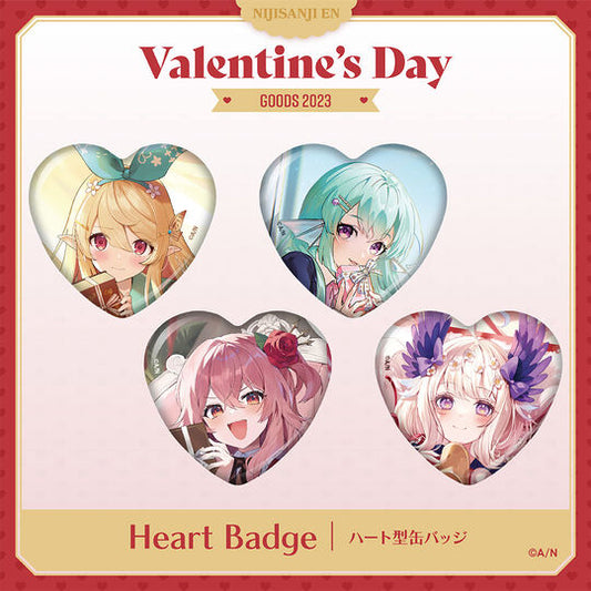 「現貨」彩虹社 NIJISANJI EN 【Valentine's Day 2023】襟章(隨機單抽)