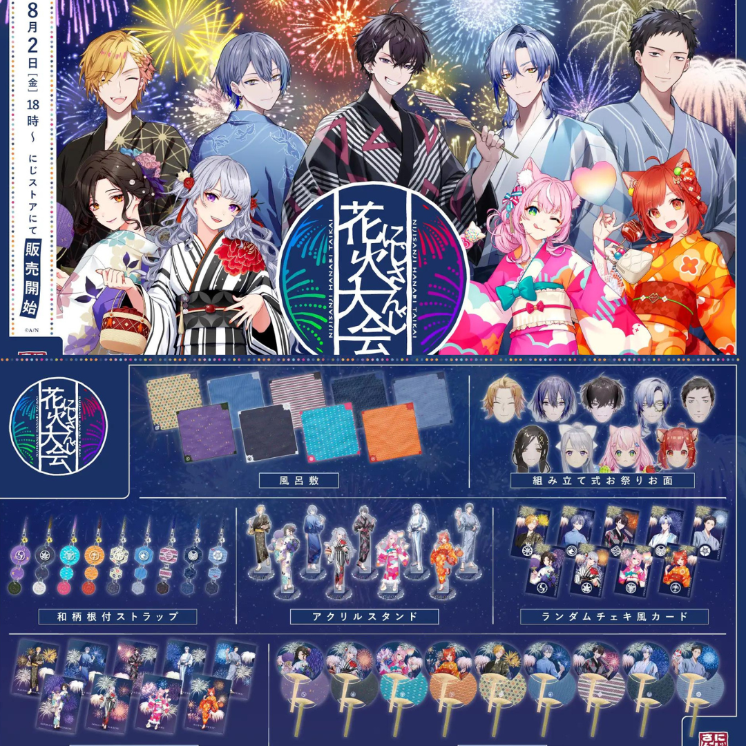 「現貨」Nijisanji【花火大会2024】商品 隨機拍立得風相卡/ 亞克力立牌