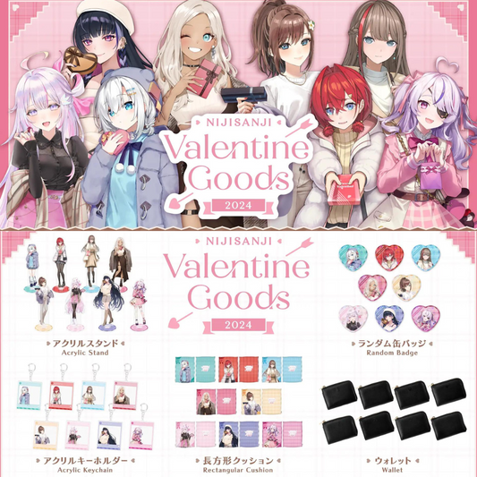 「現貨」Nijisanji [Valentine Goods 2024] 商品 - 隨機心型襟章