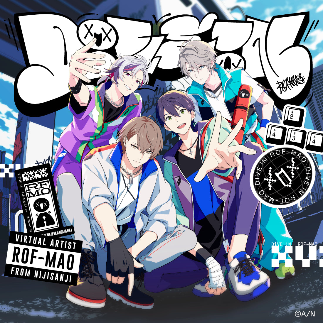 [In-stock] Nijisanji ROF-MAO 1st Single『DiVE !N』-CD [Nijisanji official store]