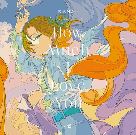 [In-stock]  Nijisanji Kanae 叶 1st single CD "How Much I Love You" - [Rakuten Books Bouns] Regular Edition + First Limited Edition set (A4 Transparent file+ 57mm Badge x2 +Acrylic Stand