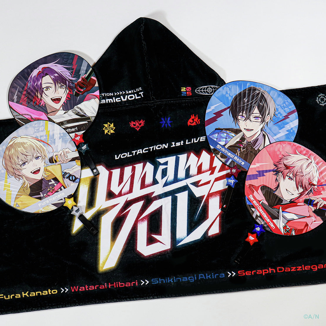 「預訂」Nijisanji【VOLTACTION 1st LIVE "Dynamic VOLT"】商品 【NIji Fes 2025】