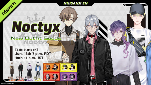  [In-stock] Nijisanji Noctyx New Outfit- Acrylic Stand / badge set