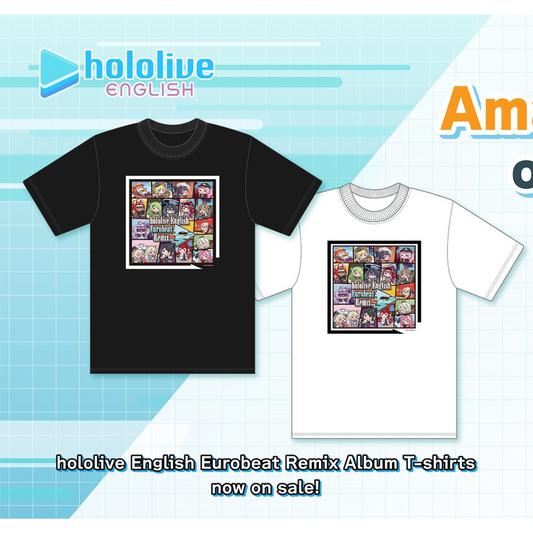 「預訂」hololive English Eurobeat Remix Album T-shirt