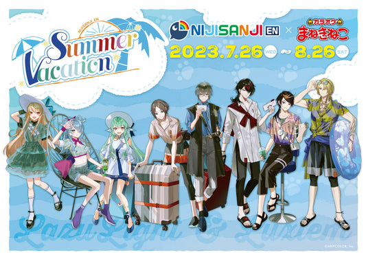 [In-stock] NIJISANJI EN summer vacation cafe Goods - Luxiem & LazuLight