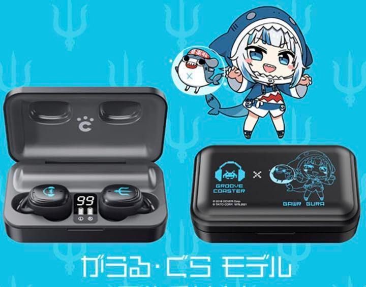  [In-stock] Hololive Bluetooth headset (Mori Calliope 森カリオペ/Gawr Gura)