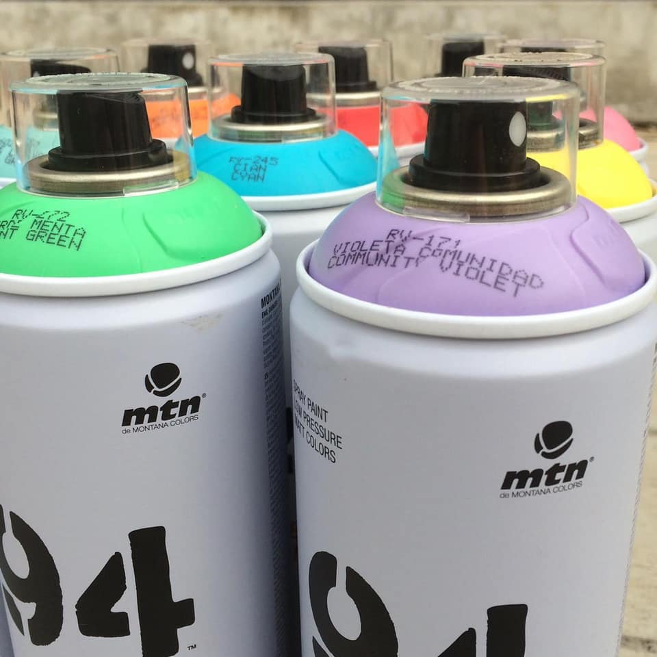 MTN 94 Graffiti Artist Spray Paint 48 x Cans - Choose Colours Montana  Colors 94